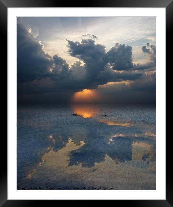 Clouds Return Framed Mounted Print by Florin Birjoveanu
