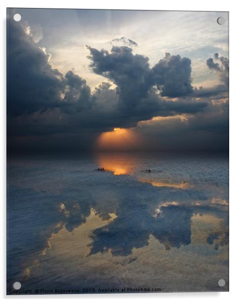 Clouds Return Acrylic by Florin Birjoveanu