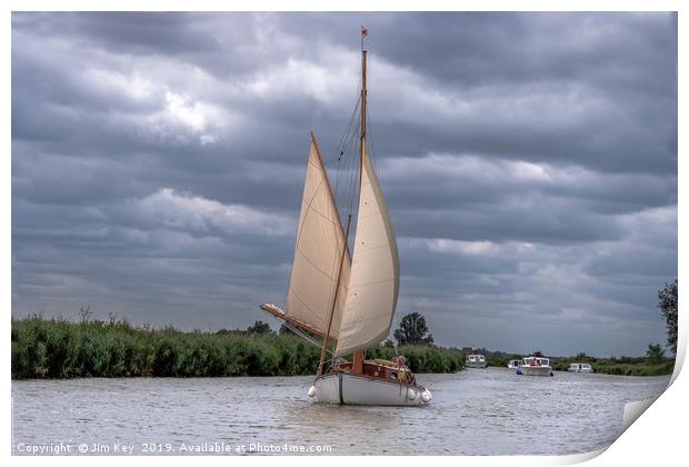 Norfolk Broads Print by Jim Key