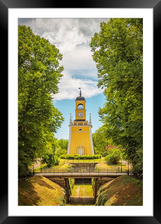 Karlskrona Admirality Bell Tower in Summer Framed Mounted Print by Antony McAulay