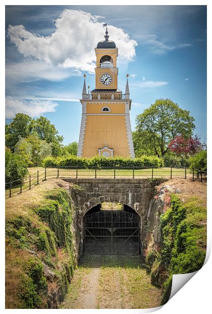 Karlskrona Admirality Wooden Bell Tower  Print by Antony McAulay