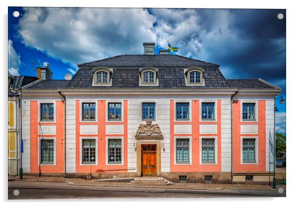 Karlskrona County Governors Building Facade Acrylic by Antony McAulay