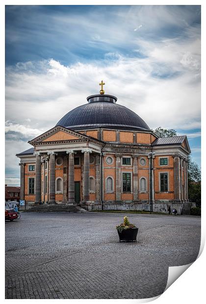 Karlskrona Holy Trinity Church Postcard Print by Antony McAulay
