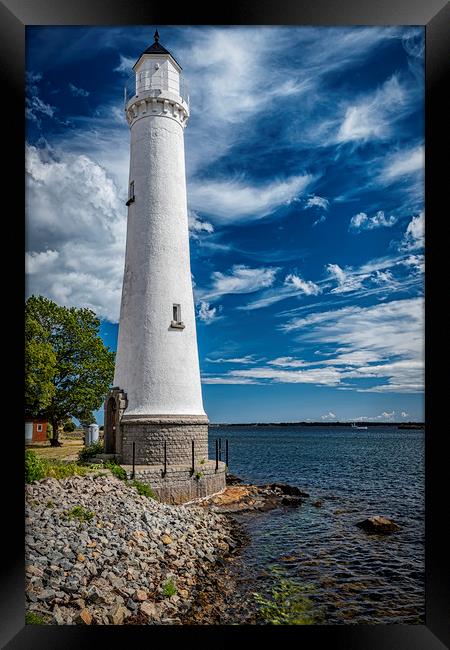 Karlskrona Stumholmen Lighthouse Framed Print by Antony McAulay