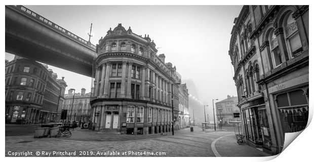 Newcastle in the Fog Print by Ray Pritchard