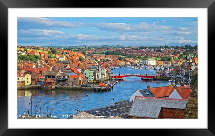 Gothic Charm of Whitby Framed Mounted Print by Martyn Arnold