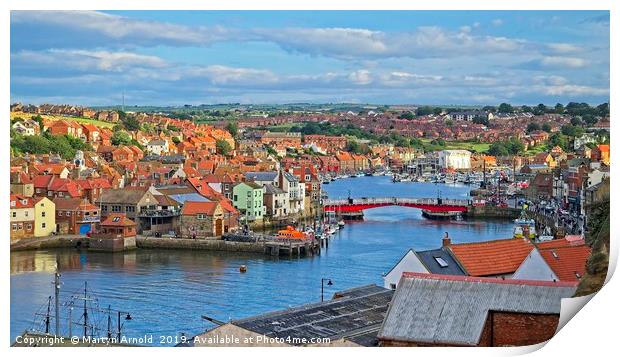 Gothic Charm of Whitby Print by Martyn Arnold