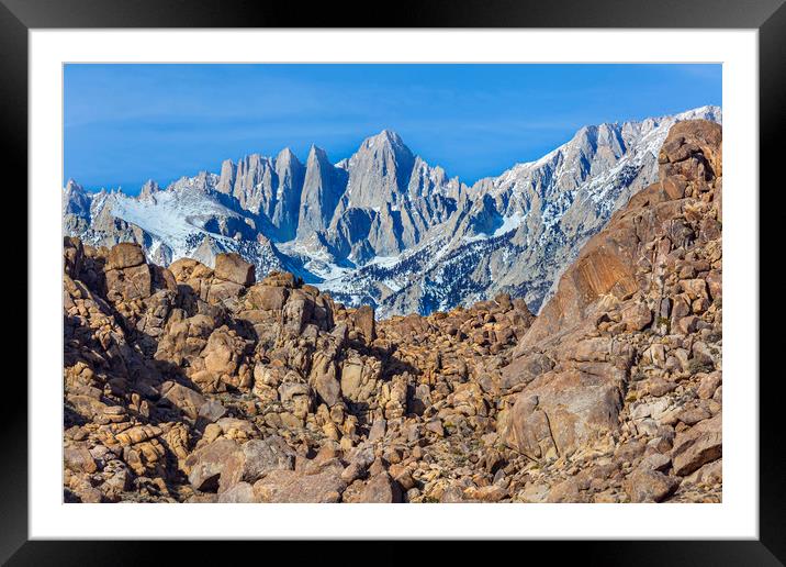Sierra Nevada  Framed Mounted Print by David Hare