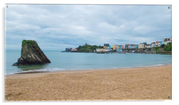 Tenby  Acrylic by Michael South Photography