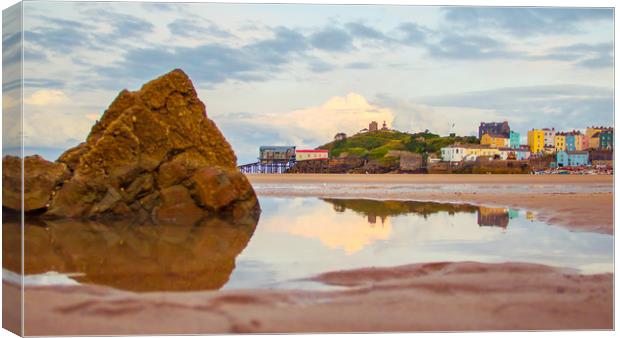 Tenby, Pembrokeshire.  Canvas Print by Michael South Photography