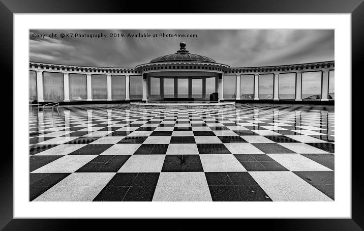 Scarborough Spa Framed Mounted Print by K7 Photography