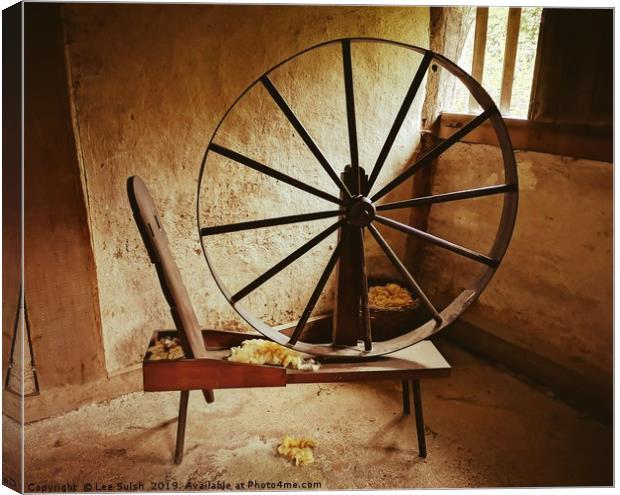Spinning Wheel Canvas Print by Lee Sulsh