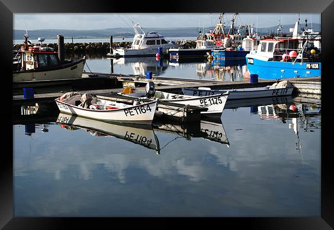 Working Boats Framed Print by Chris Day