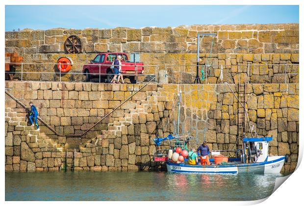 Mousehole Print by Andrew Michael