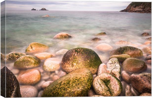 Rocky Cove Lands End Canvas Print by Andrew Michael