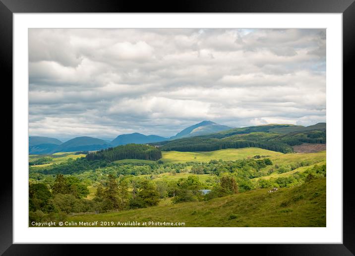 Argyle and Bute Landscape Framed Mounted Print by Colin Metcalf