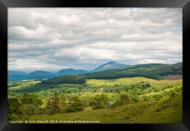 Argyle and Bute Landscape Framed Print by Colin Metcalf