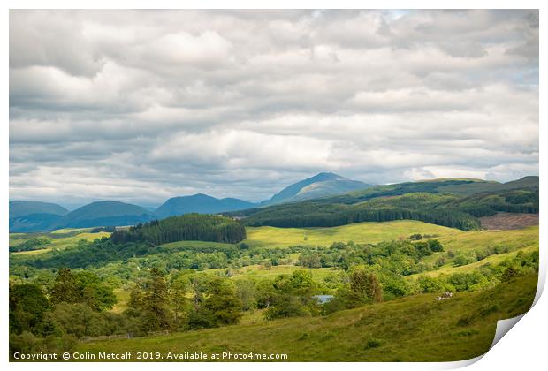 Argyle and Bute Landscape Print by Colin Metcalf