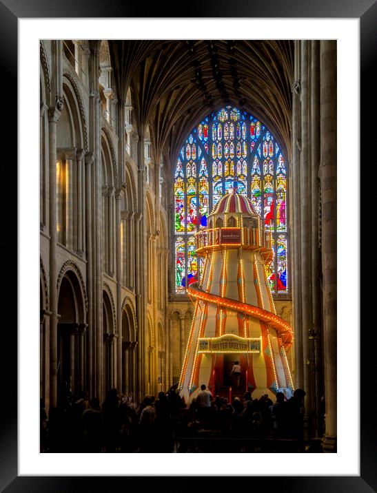 Helter Skelter at Norwich Framed Mounted Print by Kelly Bailey