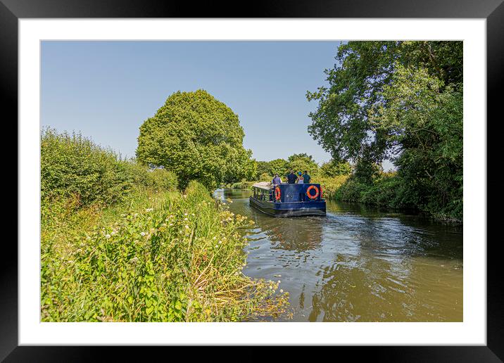 Serene Summer Cruise Framed Mounted Print by Malcolm McHugh