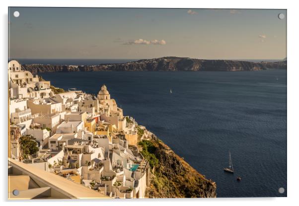 View from Fira Acrylic by Naylor's Photography