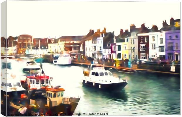 Weymouth harbour Canvas Print by Sharon Lisa Clarke
