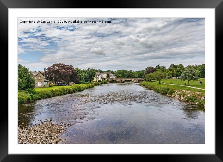River Derwent Flowing Through Cockermouth Framed Mounted Print by Ian Lewis