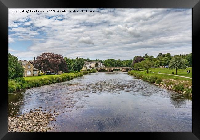 River Derwent Flowing Through Cockermouth Framed Print by Ian Lewis
