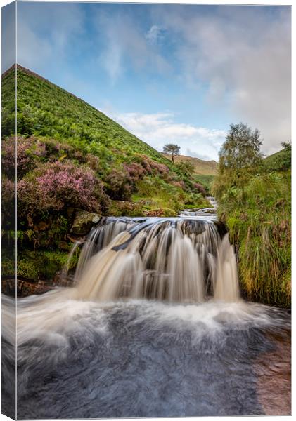 Fair Brook Clough Falls Canvas Print by Paul Andrews