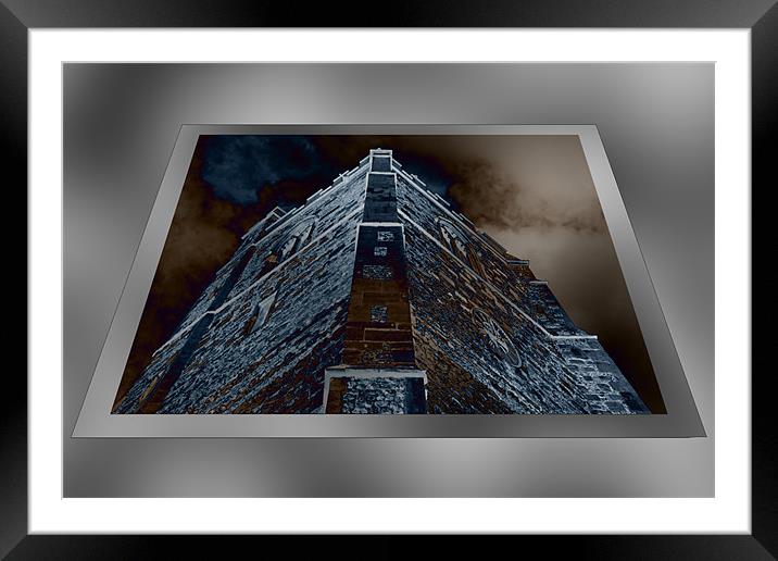 Up into the clouds Framed Mounted Print by Ashley Paddon