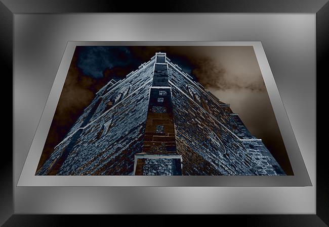 Up into the clouds Framed Print by Ashley Paddon