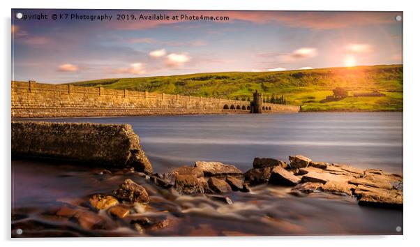 Scar House Reservoir, Nidderdale, North Yorkshire Acrylic by K7 Photography