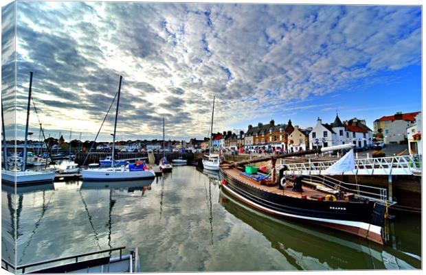 Anstruther in August Canvas Print by Gary McMeekin