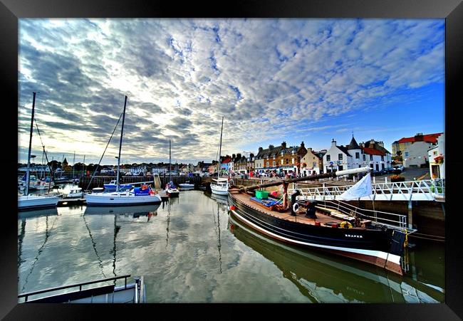 Anstruther in August Framed Print by Gary McMeekin
