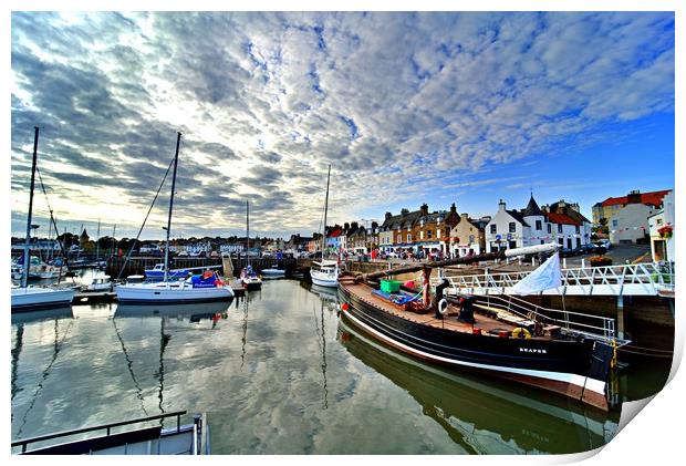Anstruther in August Print by Gary McMeekin