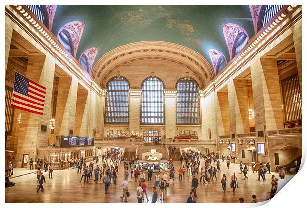 Grand Central Station New York City Print by Phil Clements