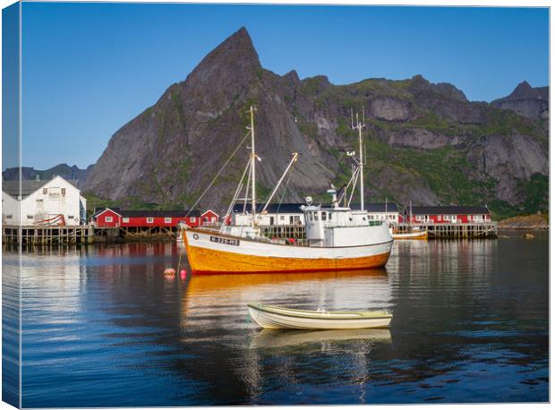 Fishing boat Canvas Print by Hamperium Photography