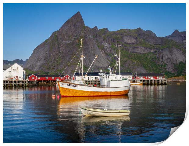 Fishing boat Print by Hamperium Photography