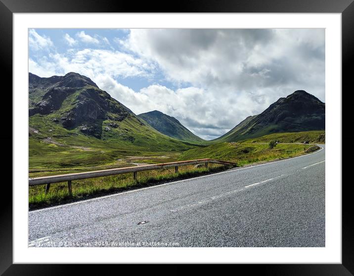 Scottish Highlands #1 Framed Mounted Print by Ellis Lynas