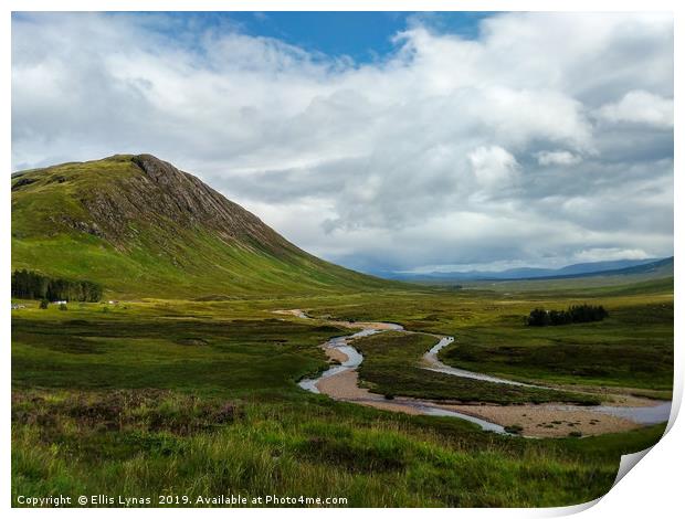 Scottish Highlands #3 Print by Ellis Lynas