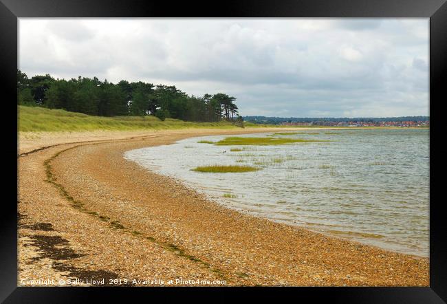 East Hills view to Wells next the Sea Framed Print by Sally Lloyd