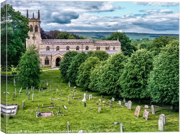 Church Of St Andrew Aysgarth Canvas Print by Ian Lewis