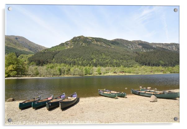 Loch Lubnaig, near Callendar in the Highlands of S Acrylic by Photogold Prints