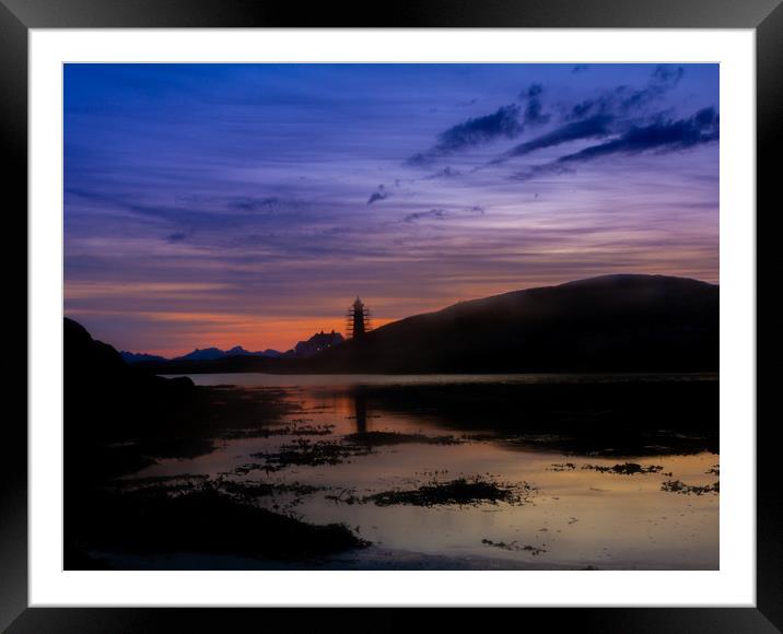 Sunset Framed Mounted Print by Hamperium Photography