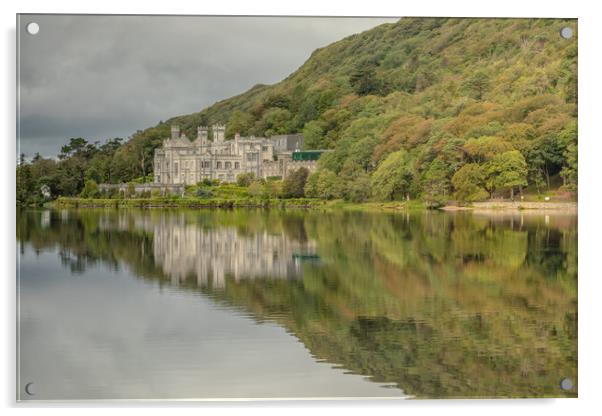 Kylemore Abbey Acrylic by Jed Pearson
