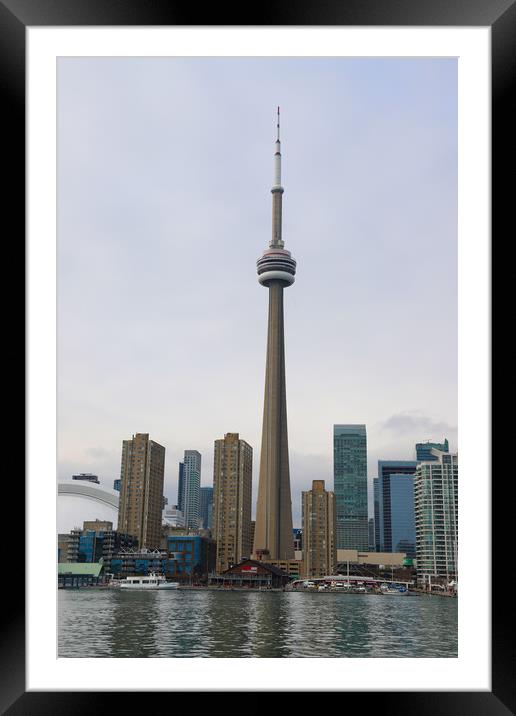 Toronto city skyline, Canada Framed Mounted Print by Joyce Nelson