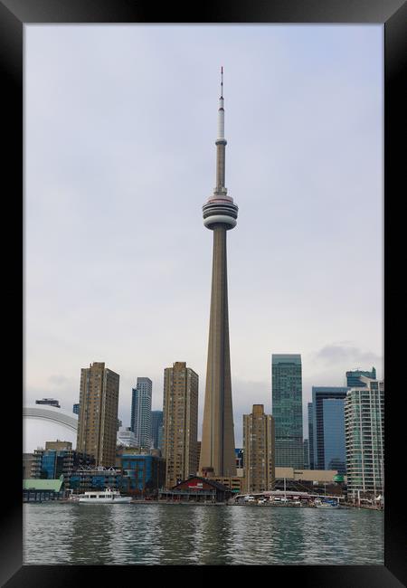 Toronto city skyline, Canada Framed Print by Joyce Nelson