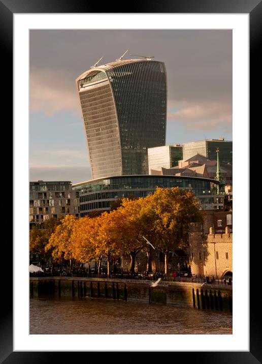 20 Fenchurch Street Walkie-Talkie Building London Framed Mounted Print by Andy Evans Photos