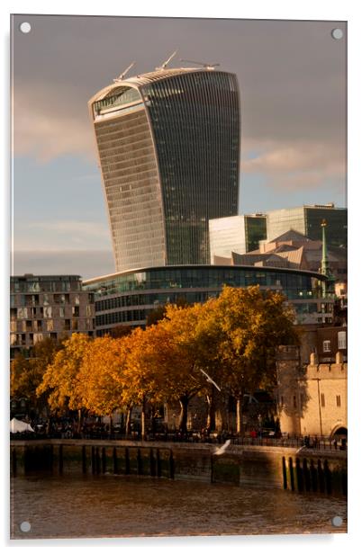 20 Fenchurch Street Walkie-Talkie Building London Acrylic by Andy Evans Photos