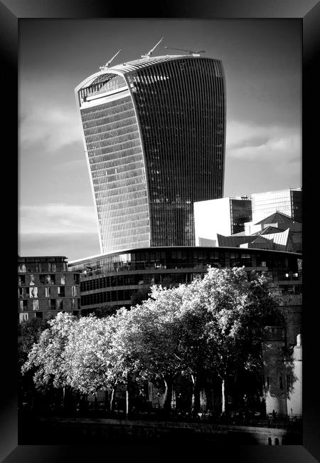 20 Fenchurch Street Walkie-Talkie Building Framed Print by Andy Evans Photos